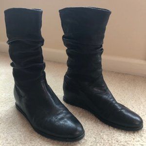 Stuart Weitzman Hidden Wedge Slouch Boots 7M